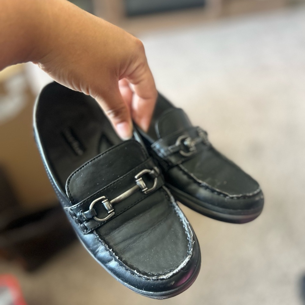 Cole Haan Black Kids Dress Shoes
